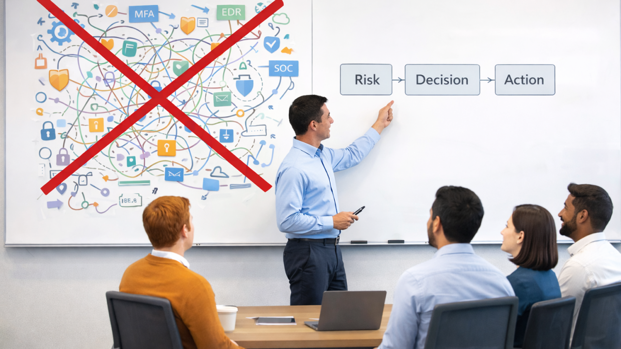 Security strategy is mostly communication visual